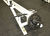 GymRatZ T-Bar Row shown with white frame. Olympic weights sold separately. GymRatZ T-Bar Row